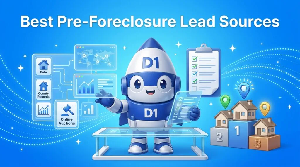 The Best Pre-Foreclosure Lead Sources in 2026, Compared