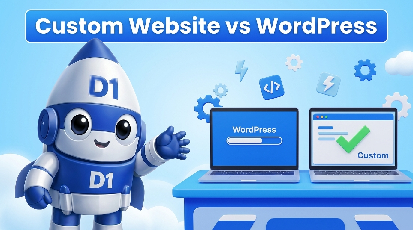 Custom Website vs WordPress: 2026 Real Comparison (Case Study)