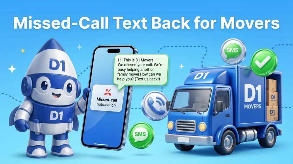 Missed-Call Text Back for Moving Companies: Stop Losing Jobs to Voicemail